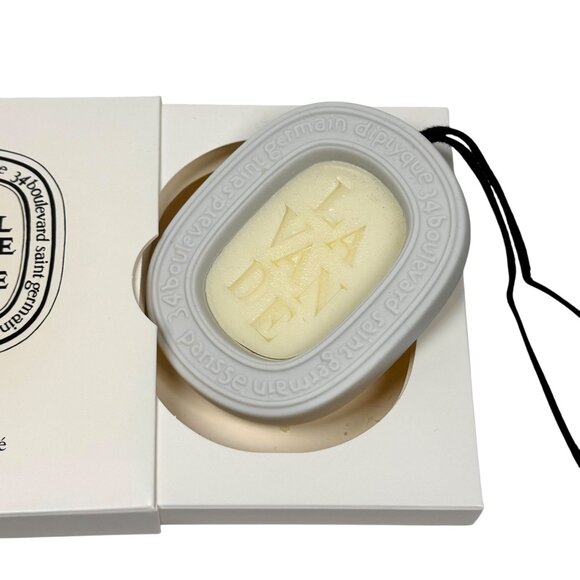 New Diptyque Feuille de Lavande Scented Oval Home Fragrance Set Of 2 - Picture 3 of 5